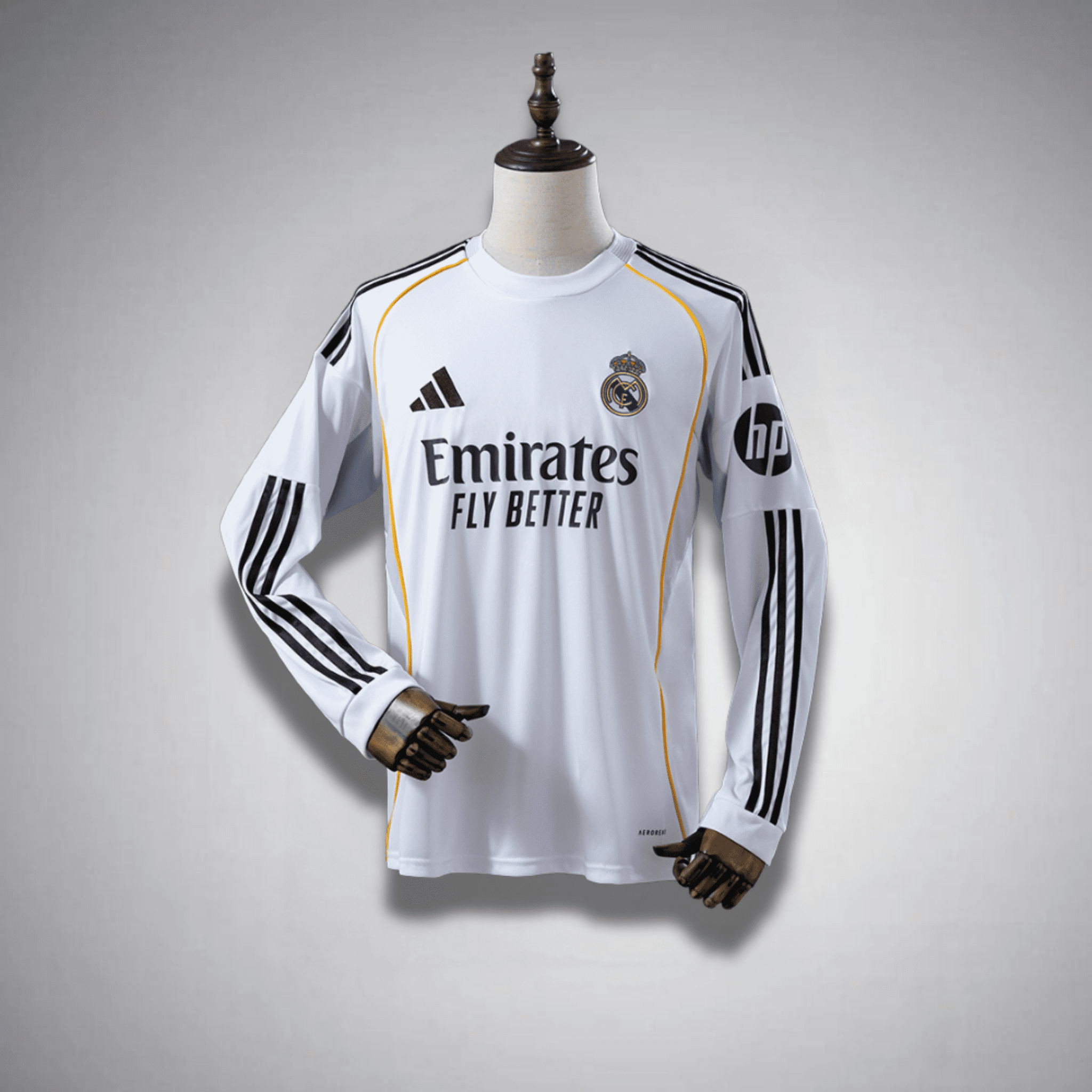 25/26 Real Madrid Longe Sleeve Home Kit
