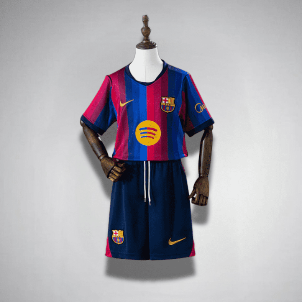 26/27 Barcelona Home Kid Size Kit