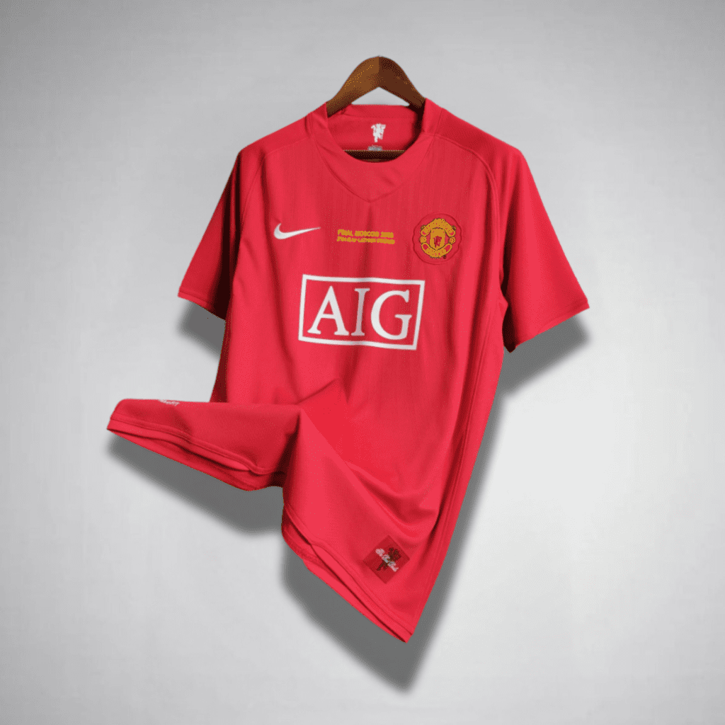 07/08 Manchester Unit “Final Champions League” Home Kit