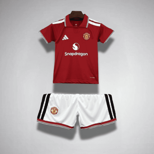 26/27 Manchester United Home Kid Size Kit
